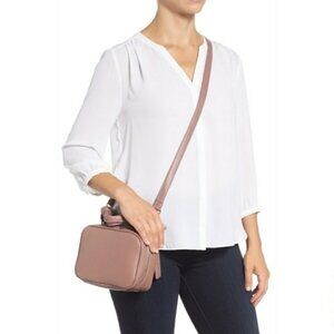 Sole Society Douga Vegan Leather Crossbody Handbag